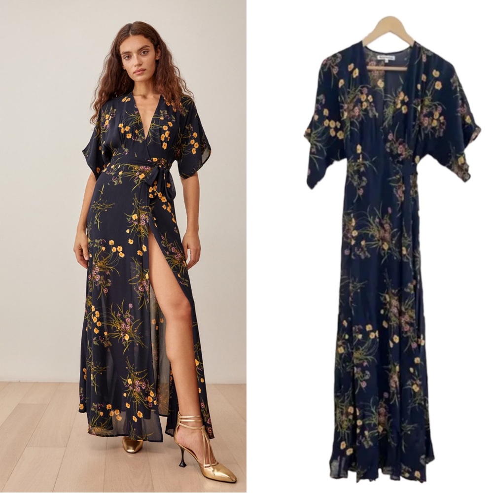 Reformation Winslow Dress in Mademoiselle